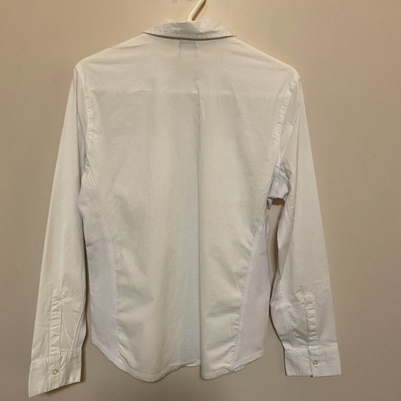 Love Ellen Women's White Button-Down Shirt - Picture 2 of 5